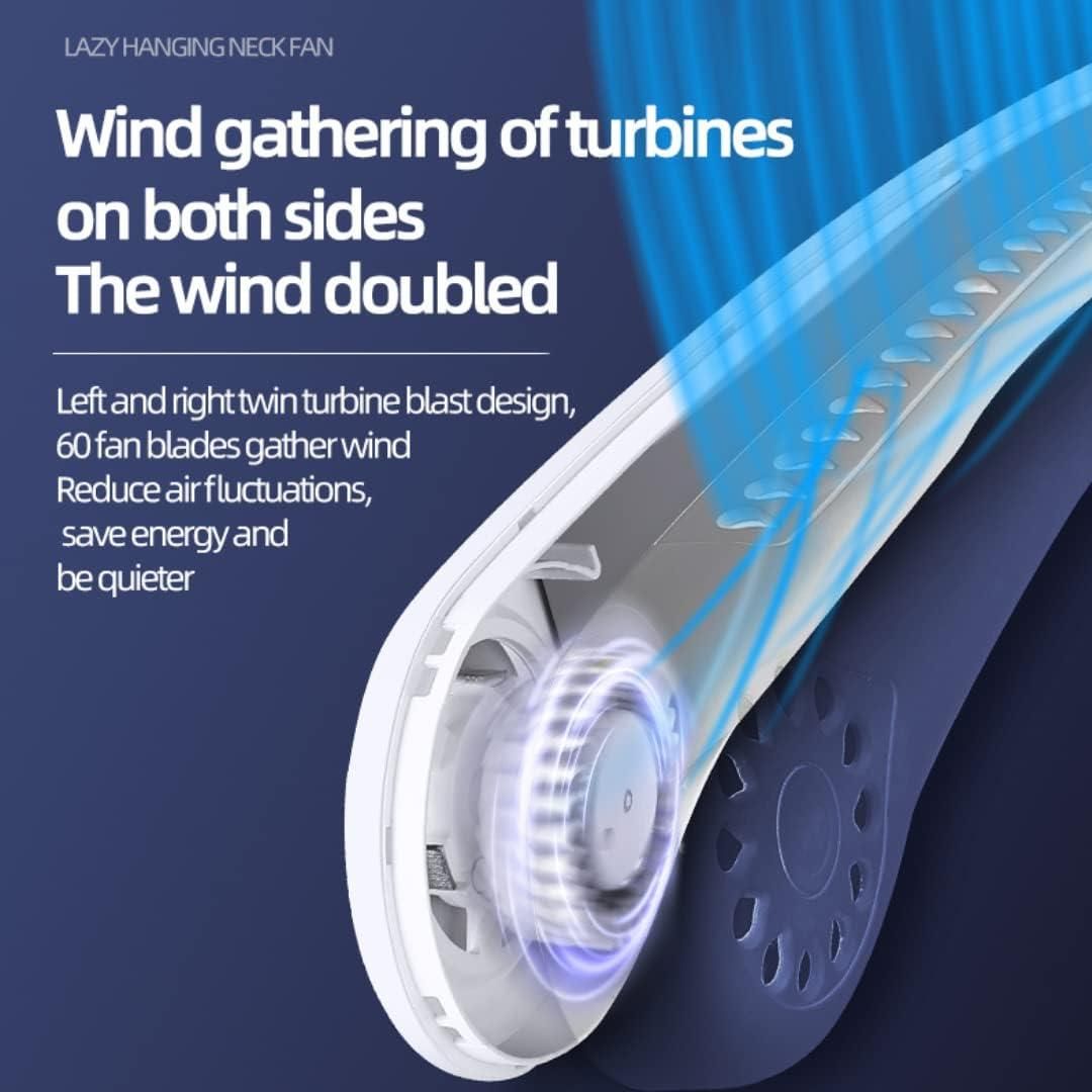 Smart Wearable Bladeless Neck Fan