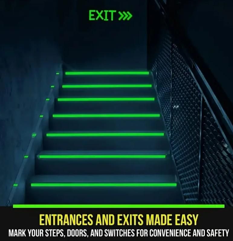 Glow-in-the-Dark Radium Safety Tape