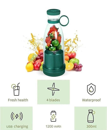 EasyBlend – Portable Mini Juice Blender (USB Rechargeable, 380 ml)
