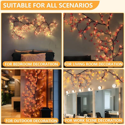 DivineGlow Aesthetic Vine Lights (Remote Controlled)