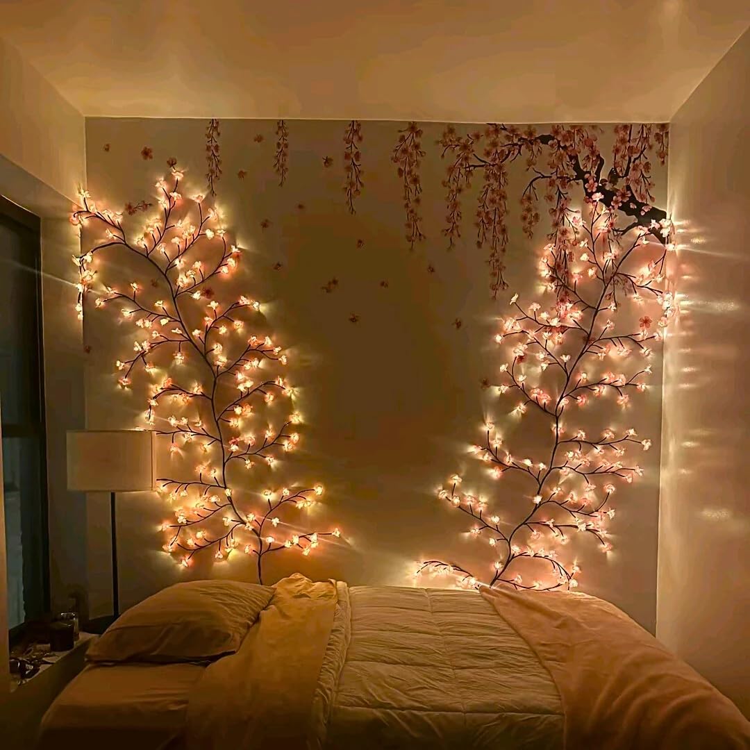 DivineGlow Aesthetic Vine Lights (Remote Controlled)