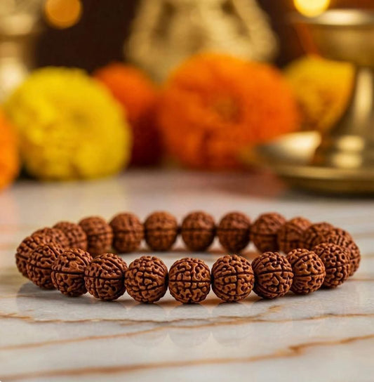 7 Mukhi Auspicious Rudraksha Bracelet