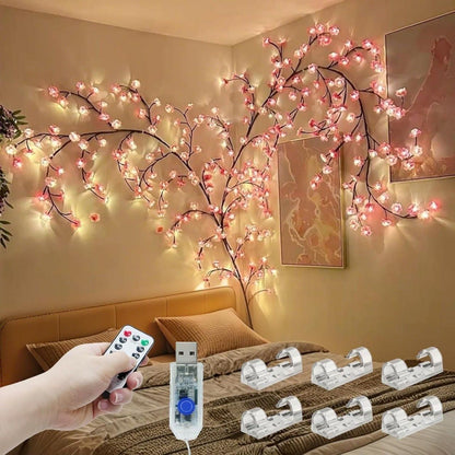 DivineGlow Aesthetic Vine Lights (Remote Controlled)