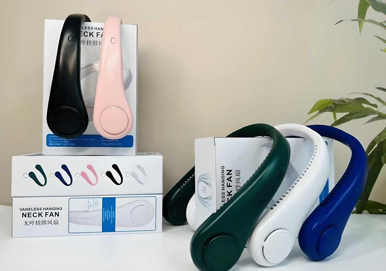 Smart Wearable Bladeless Neck Fan