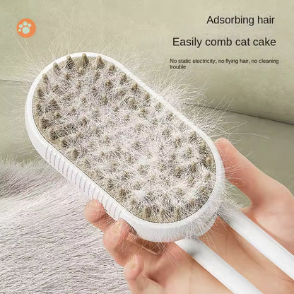 Steamy Pet Brush – Grooming Made Easy!