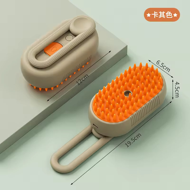 Steamy Pet Brush – Grooming Made Easy!