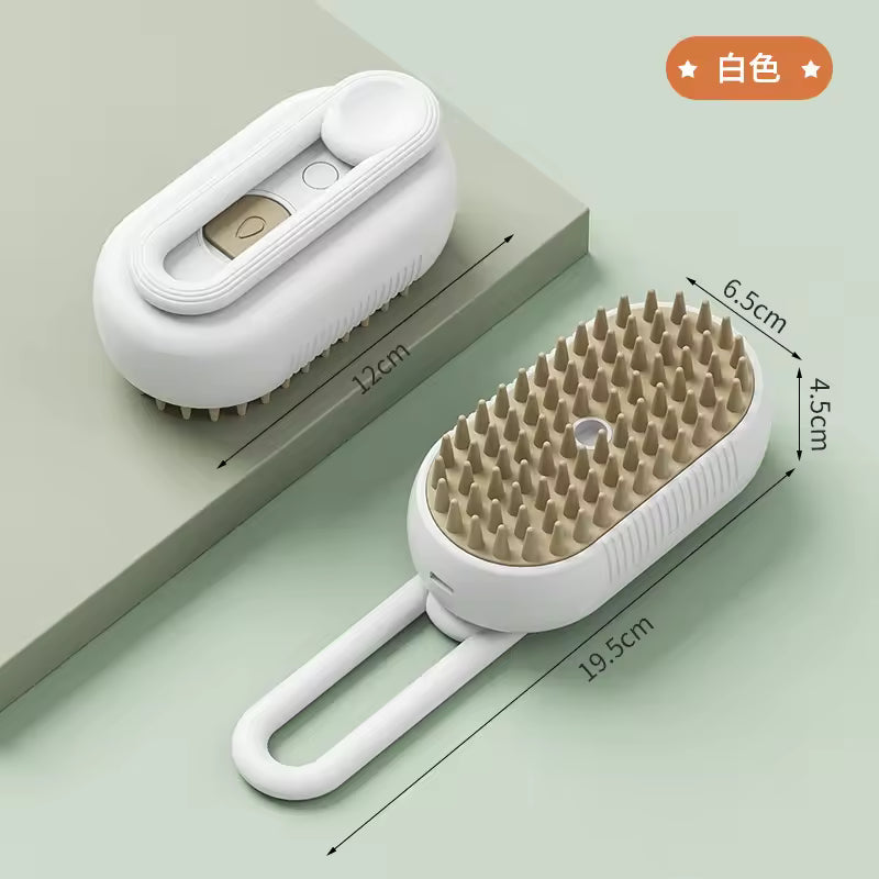 Steamy Pet Brush – Grooming Made Easy!