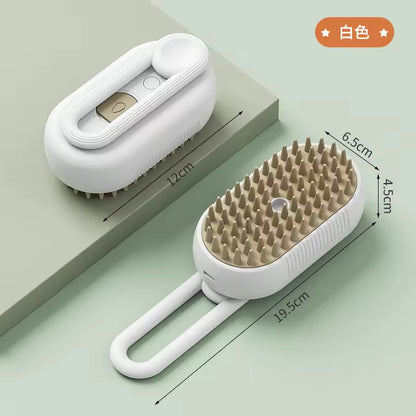 Steamy Pet Brush – Grooming Made Easy!